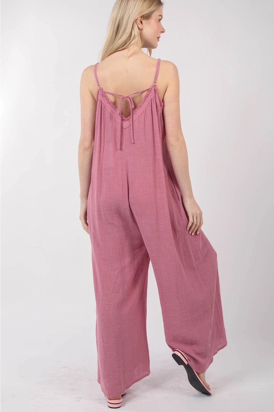 Cotton Gauze Mauve Jumper