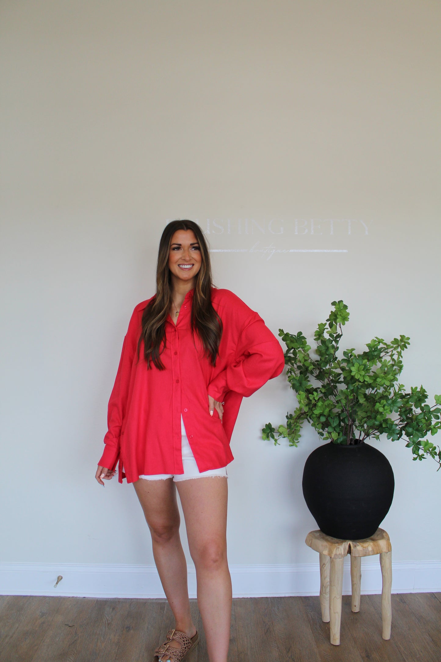 Radiant Row Button Up