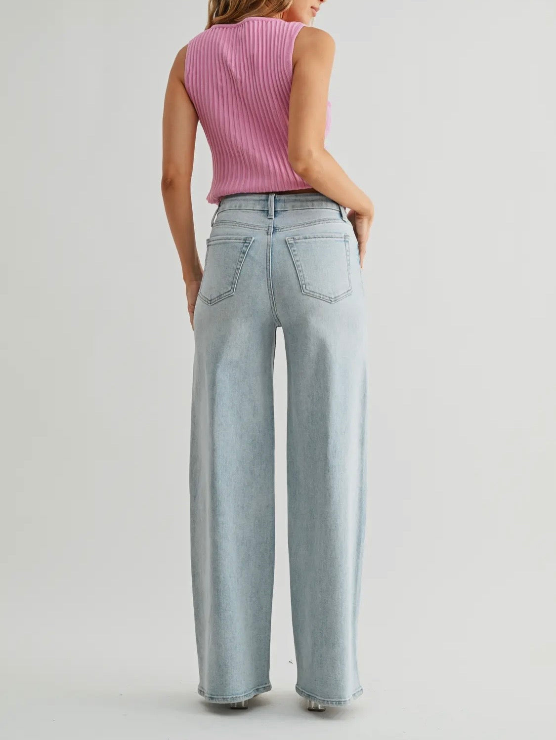 Bestie High Rise Wide Leg Jeans