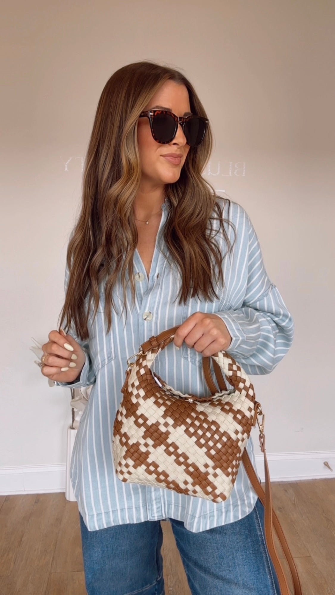 Relaxed Striped Button Down