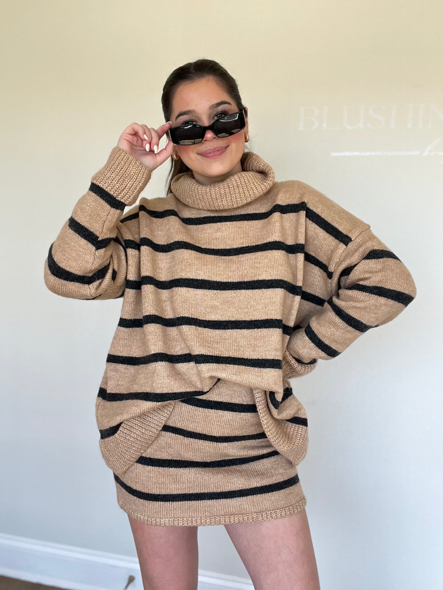 Autumn Lines Sweater Set