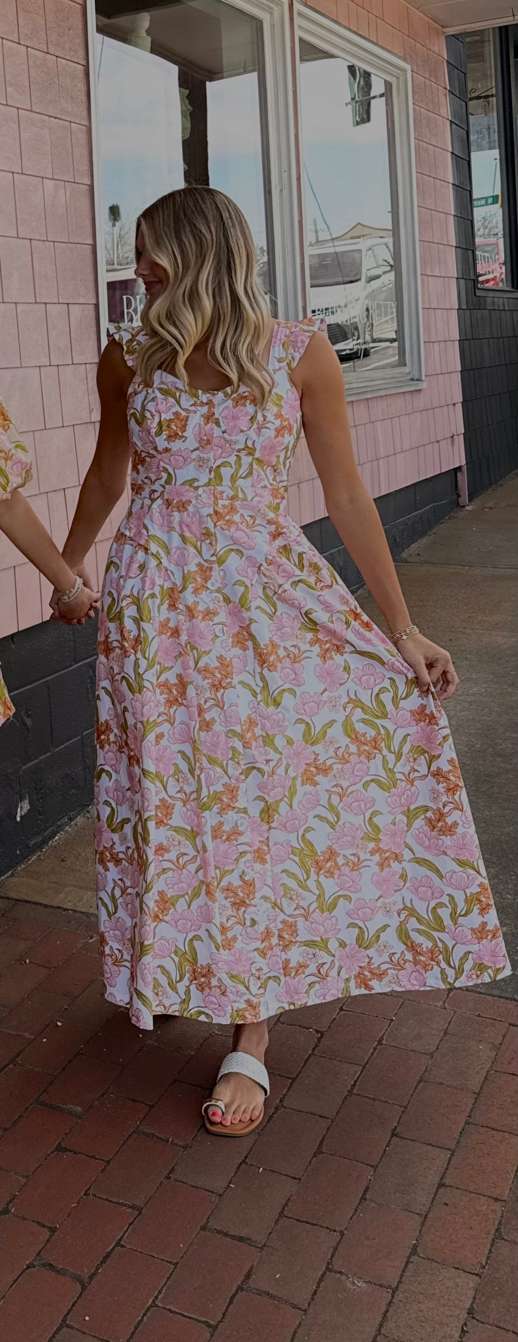 Floral Bliss Fit & Flare Maxi Dress