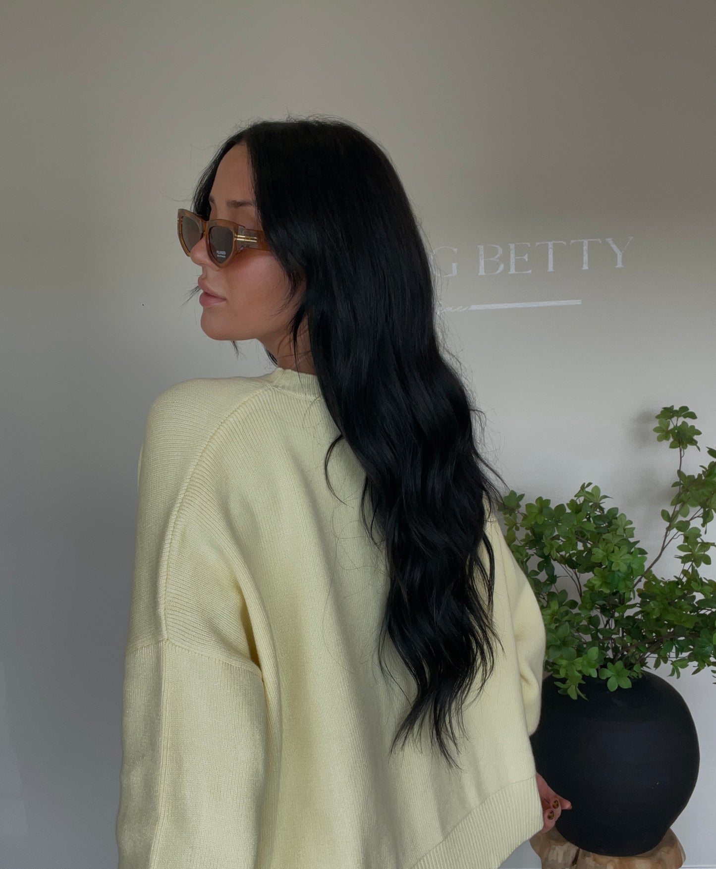 Yellow Pacific Drift Sweater
