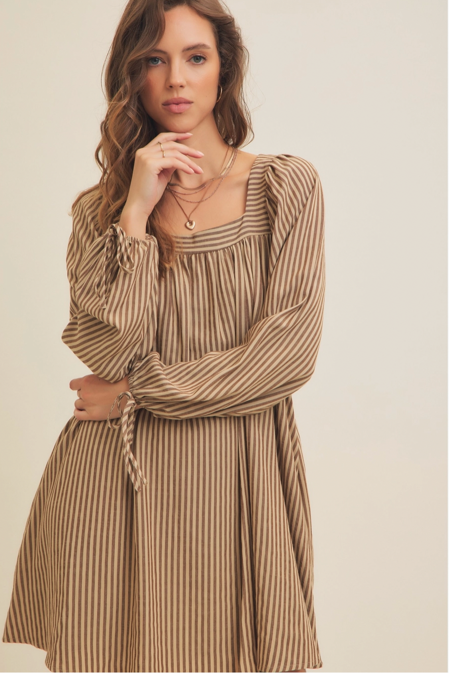 Skylar Striped Mini Dress