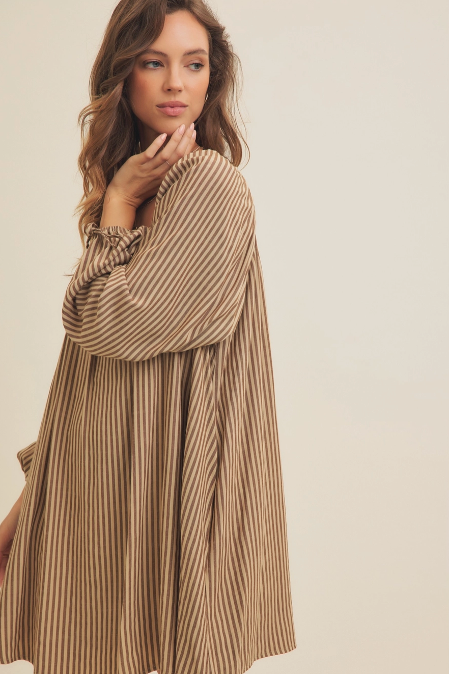Skylar Striped Mini Dress