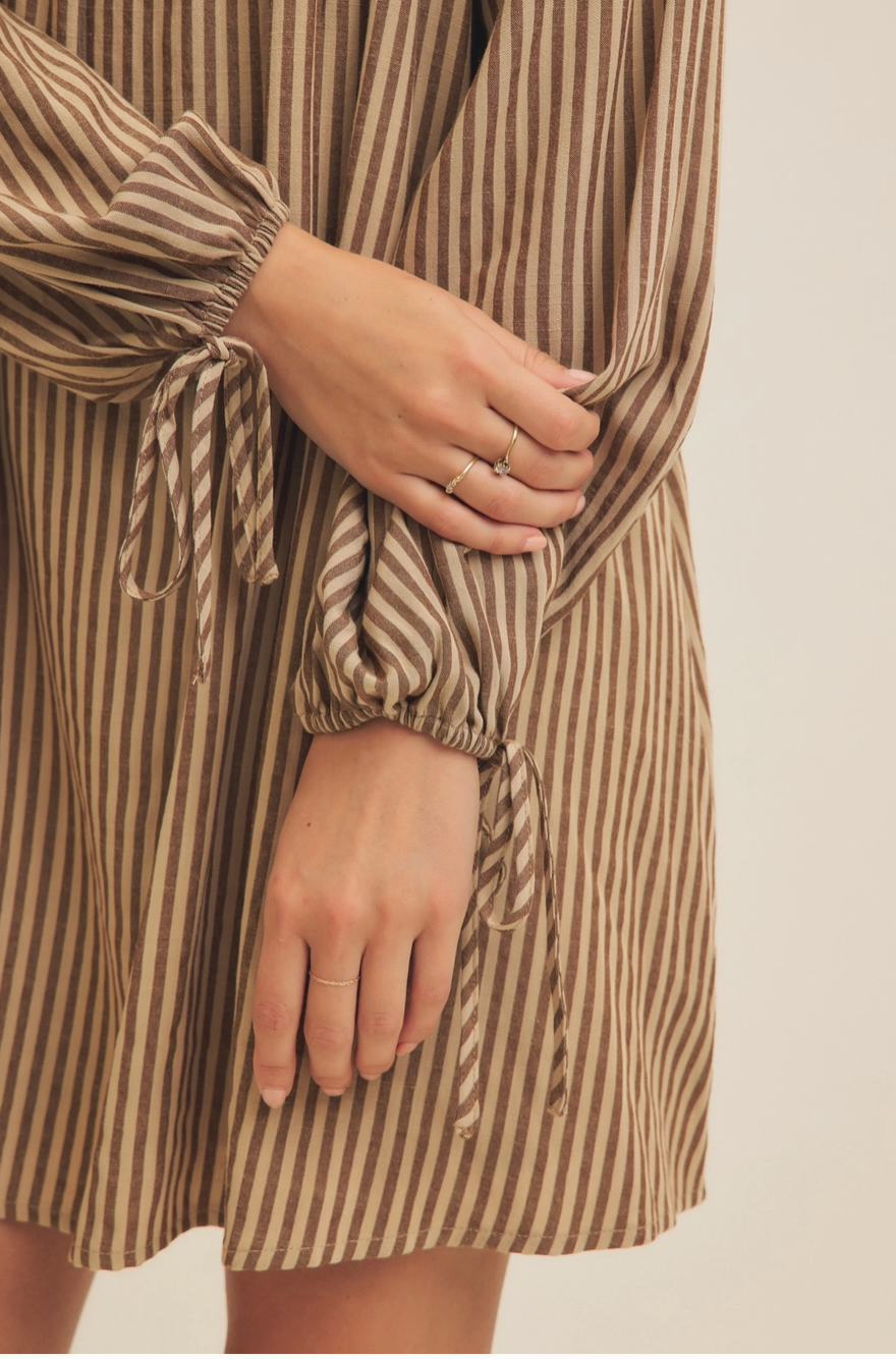 Skylar Striped Mini Dress