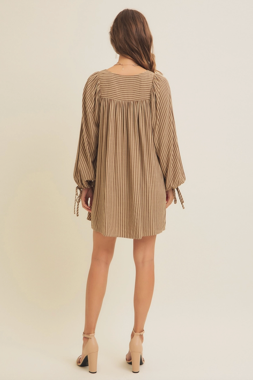 Skylar Striped Mini Dress