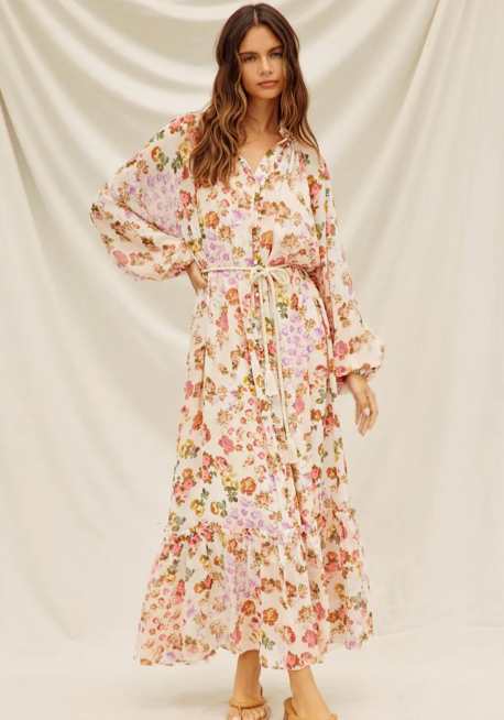 Antique Garden Maxi Dress