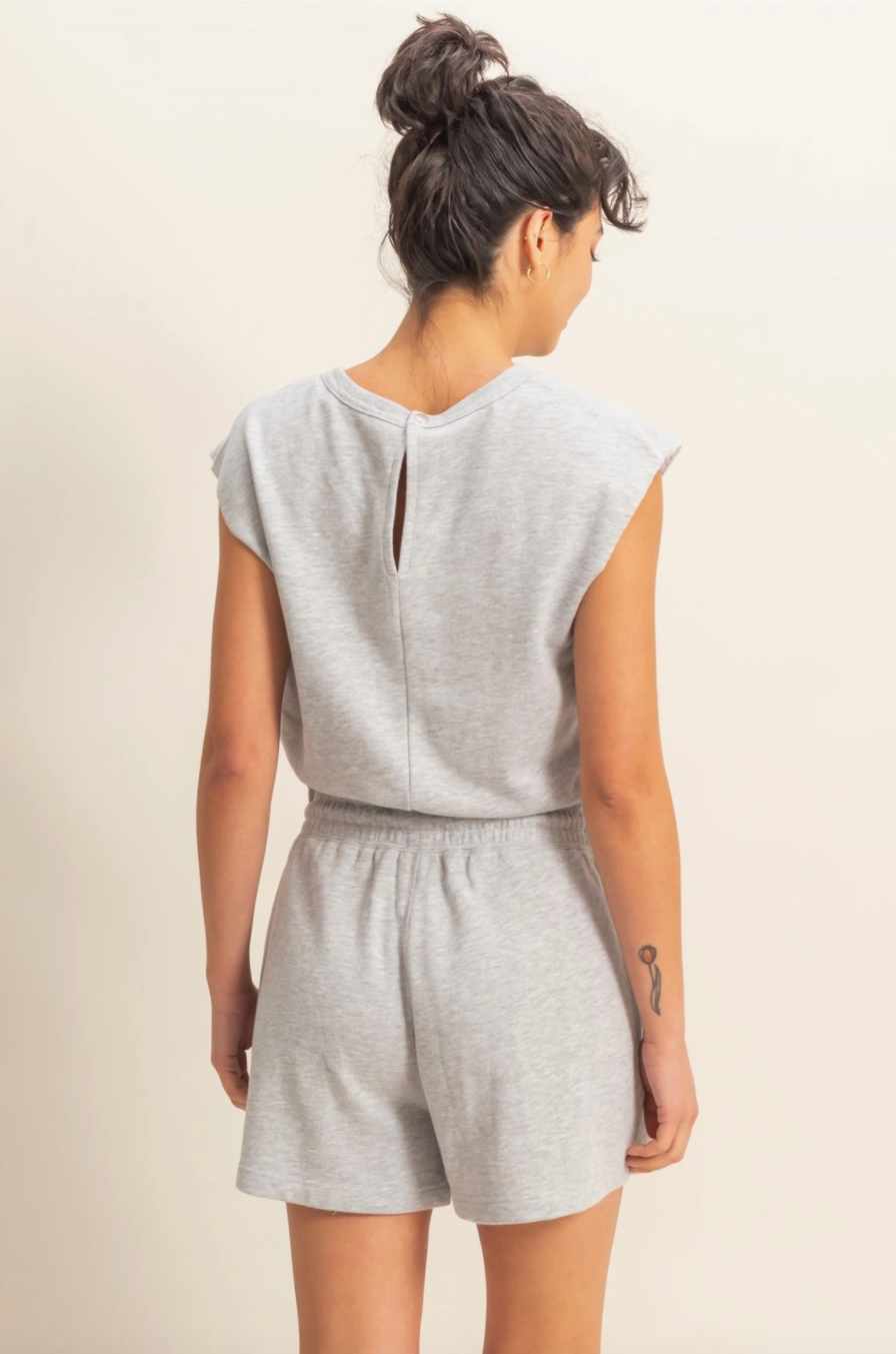 Drawstring Waist Romper