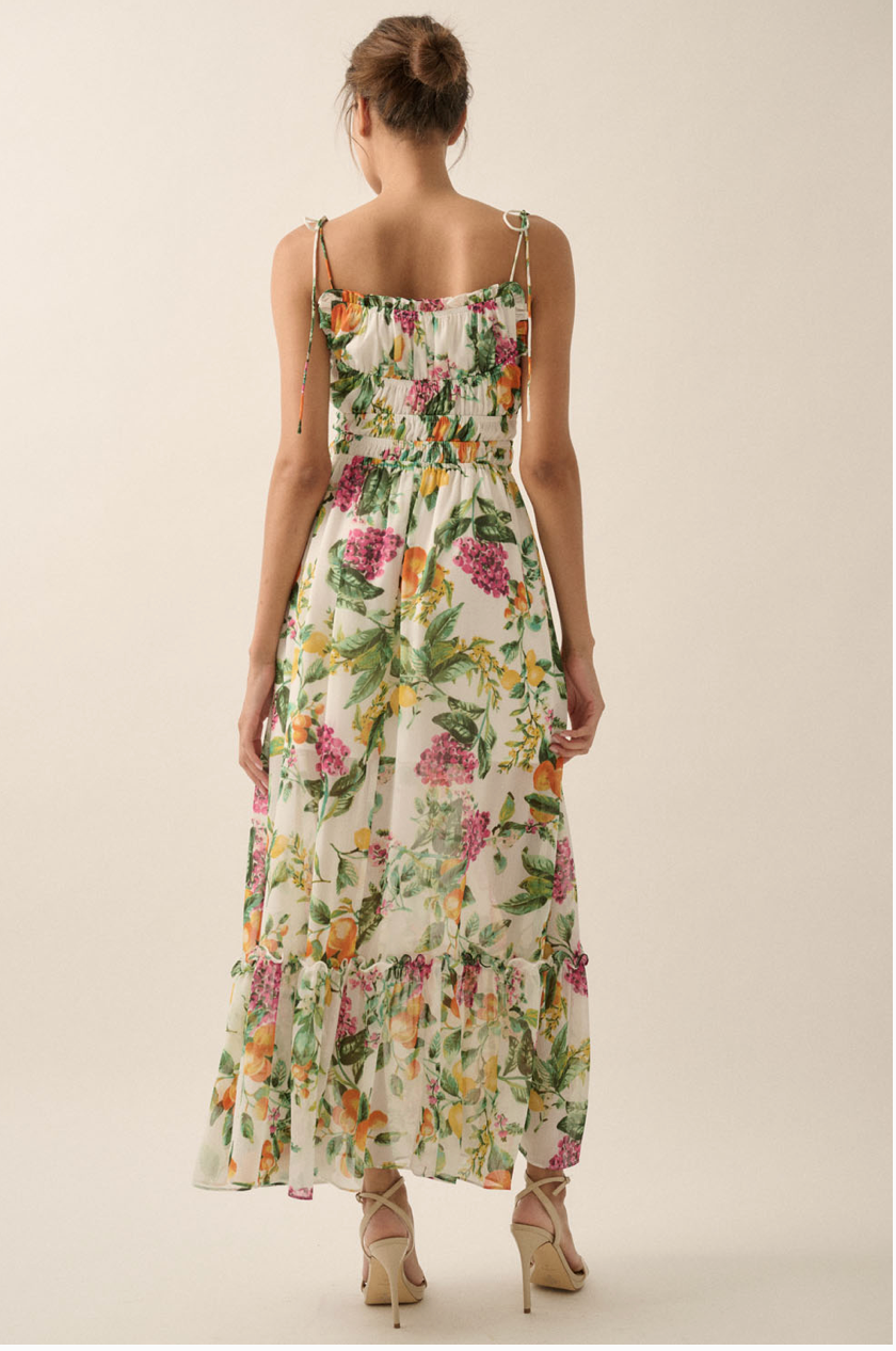 Lemons & Florals Maxi