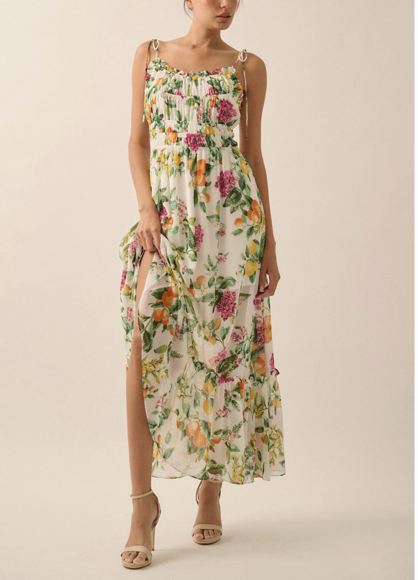Lemons & Florals Maxi