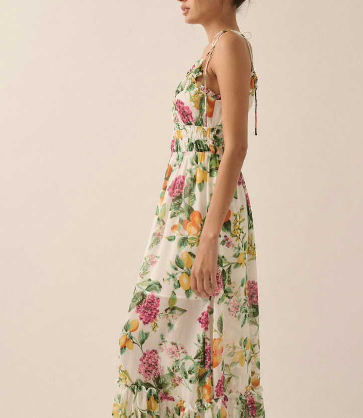 Lemons & Florals Maxi