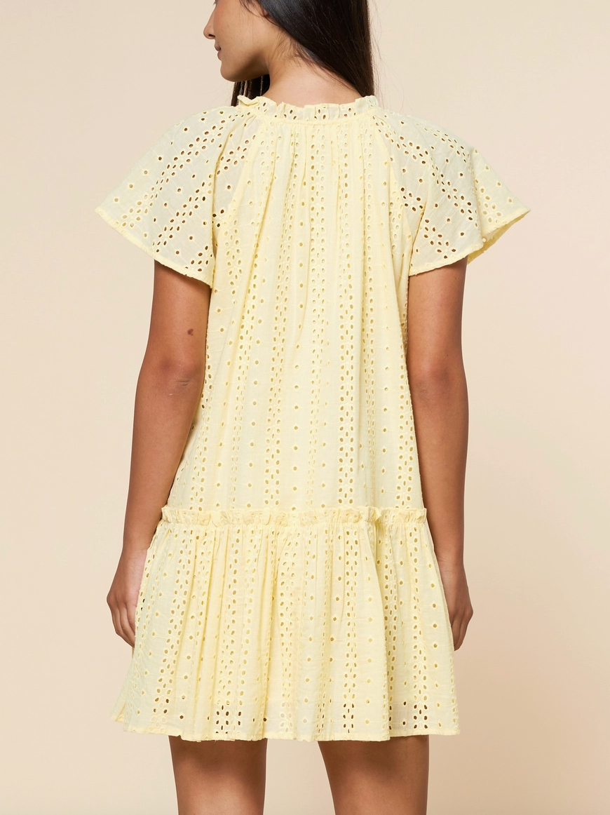 Lemon Drop Eyelet Dress