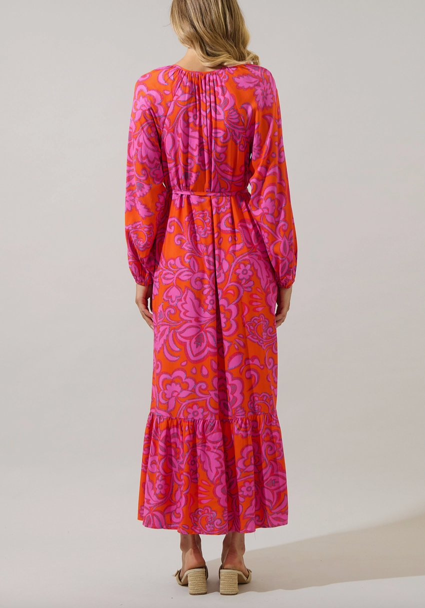 Golden Garden Maxi Dress
