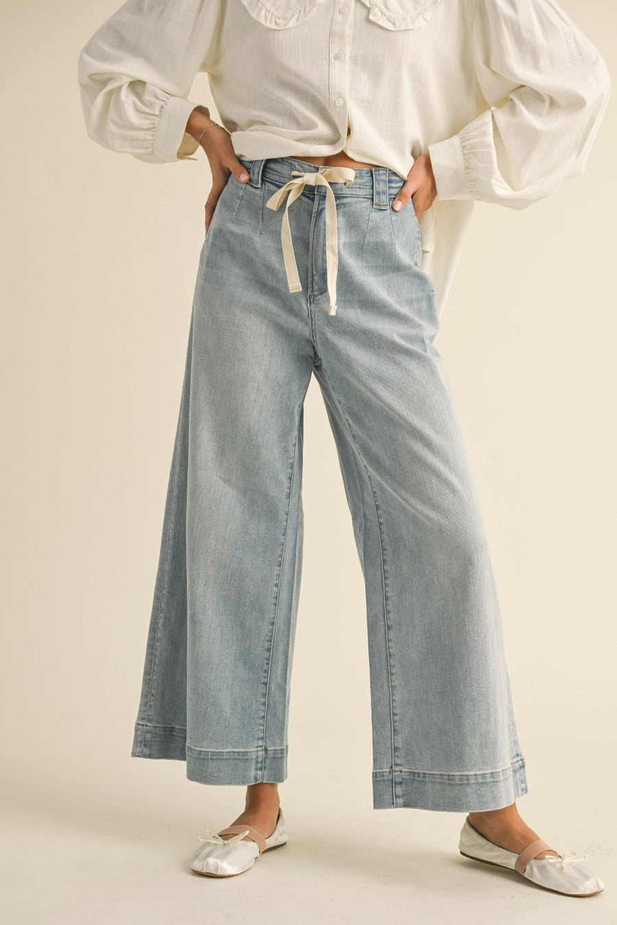 Front Tie Denim