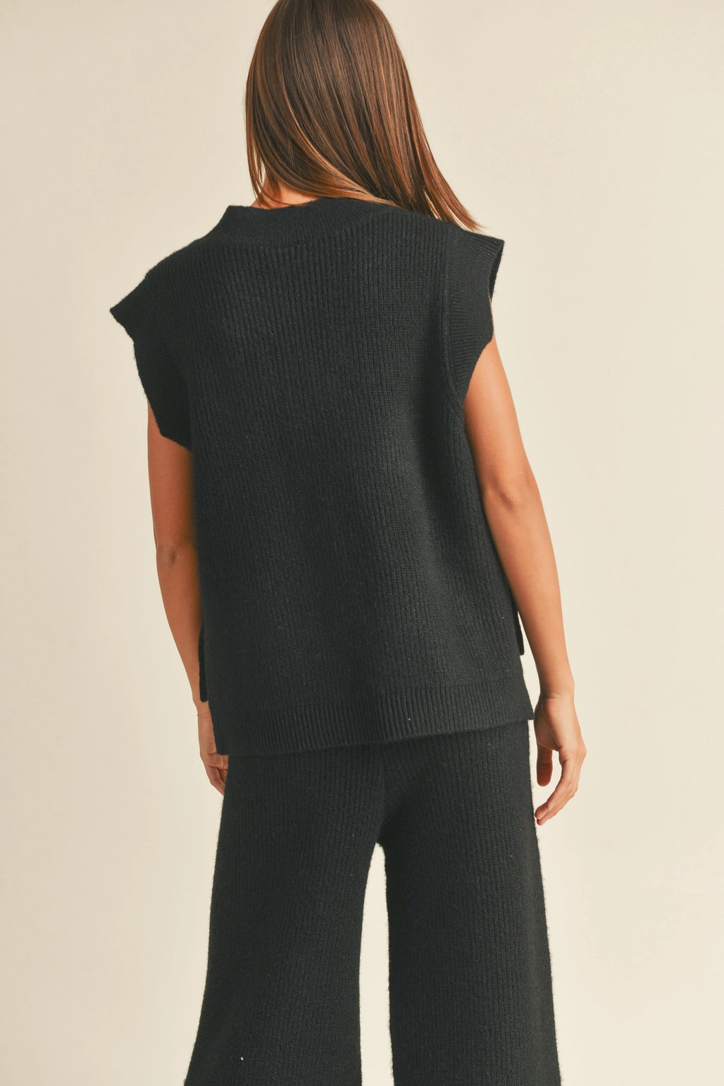 Midnight Luxe Sleeveless Sweater