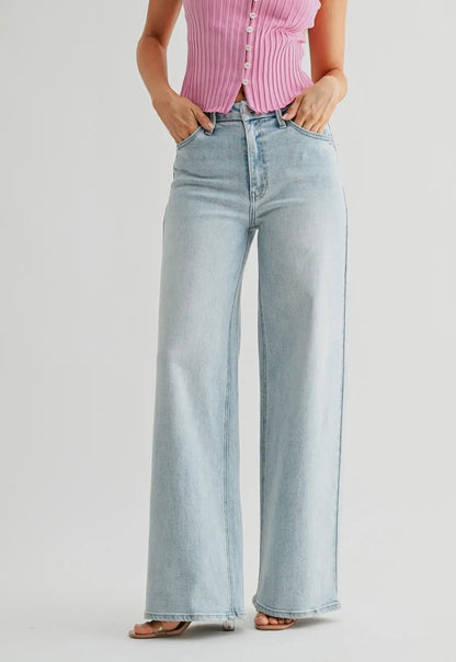 Bestie High Rise Wide Leg Jeans