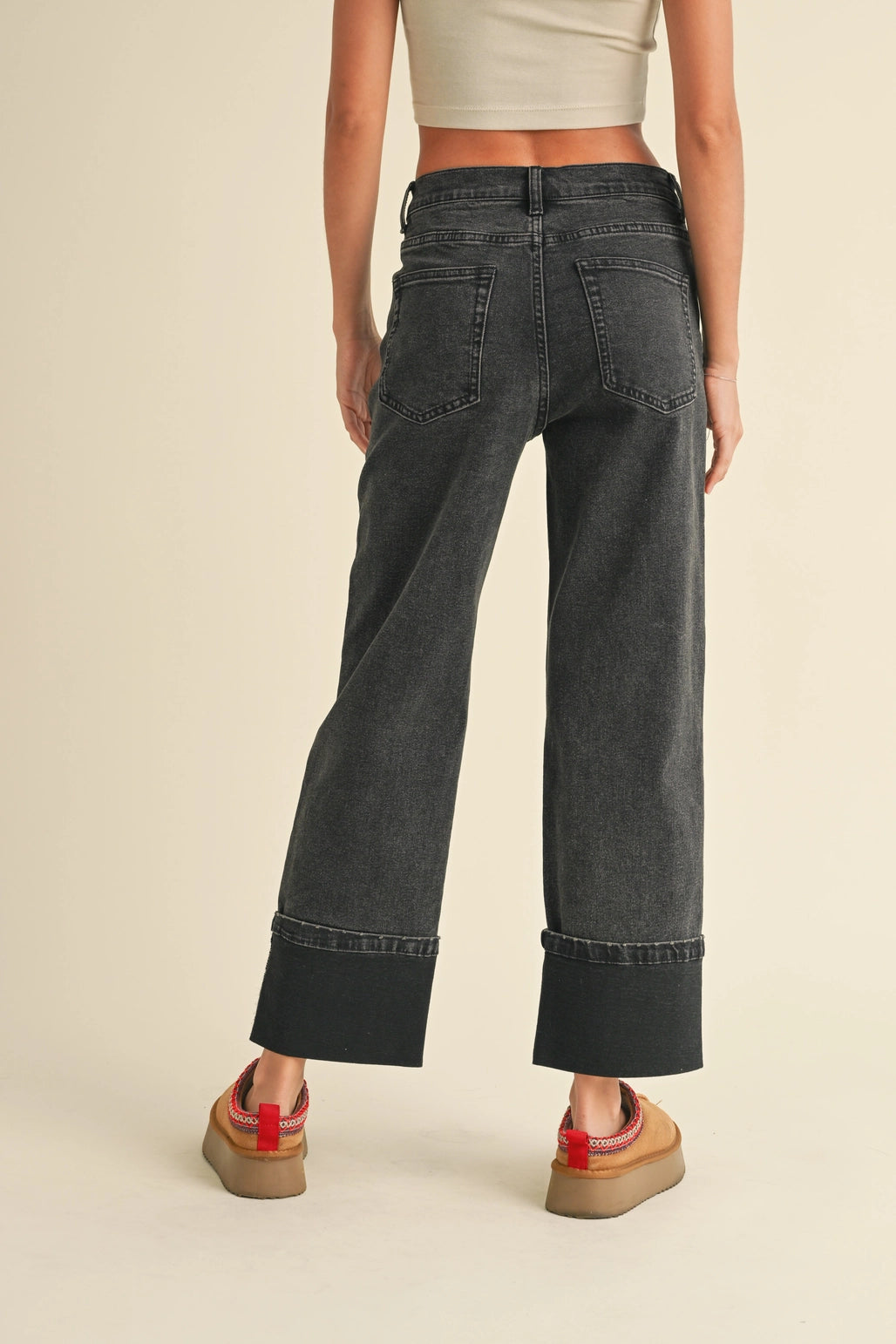 Urban Cuffed Denim Pants