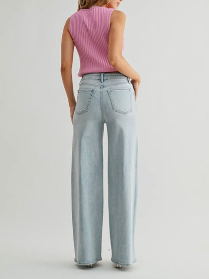 Bestie High Rise Wide Leg Jeans