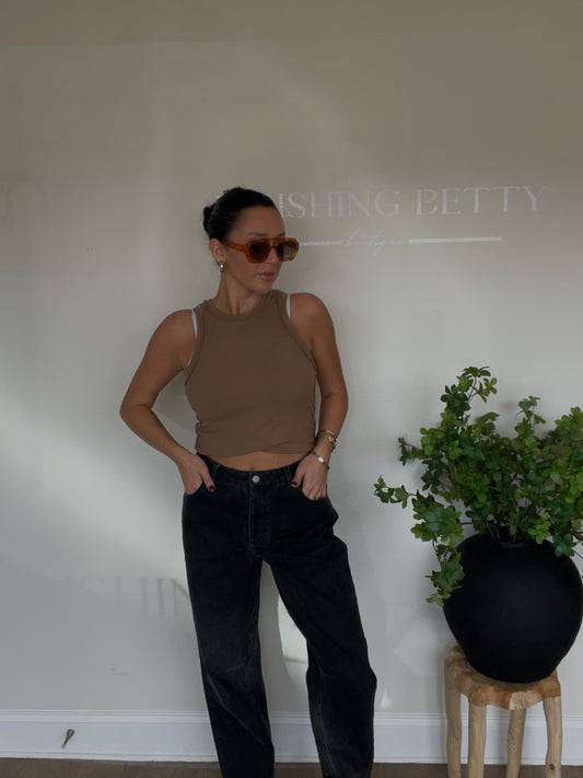 Black Denim Pant