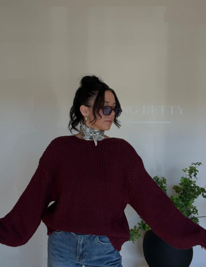 Tie-Up Knit Cardigan