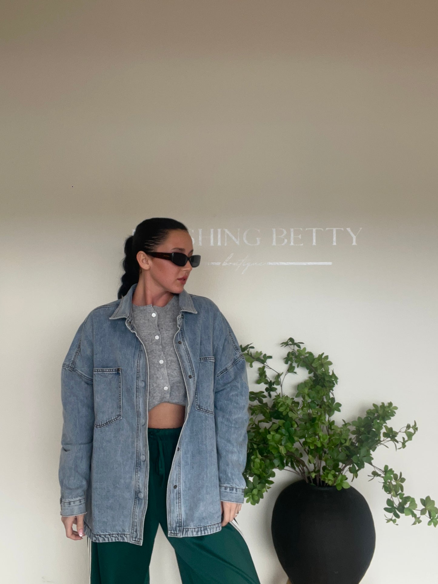 Snap Button Denim Jacket