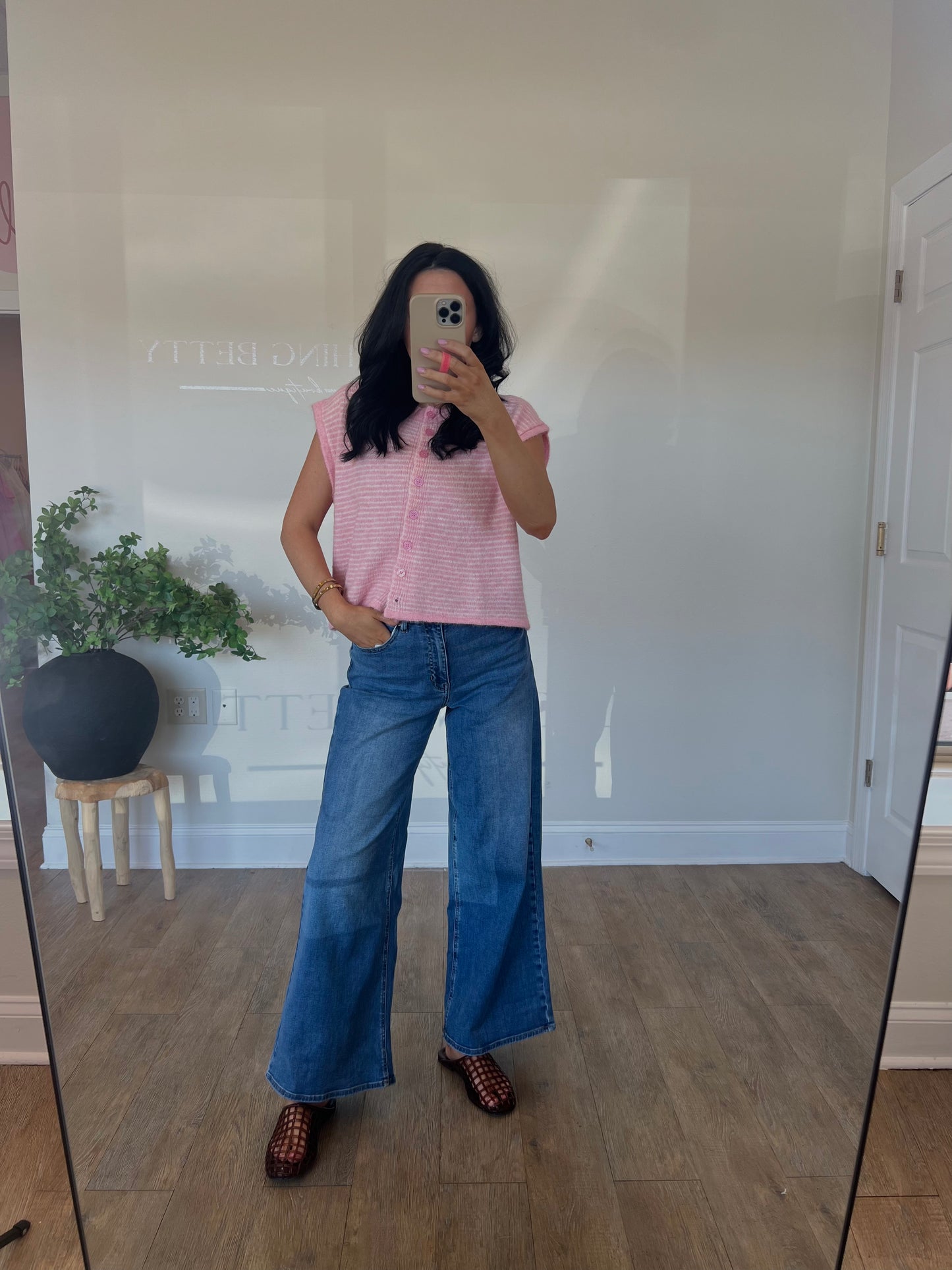 High-Rise Full Length Loose Straight Jean