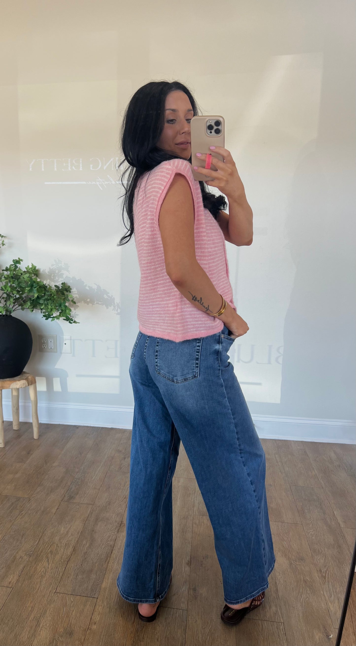 High-Rise Full Length Loose Straight Jean