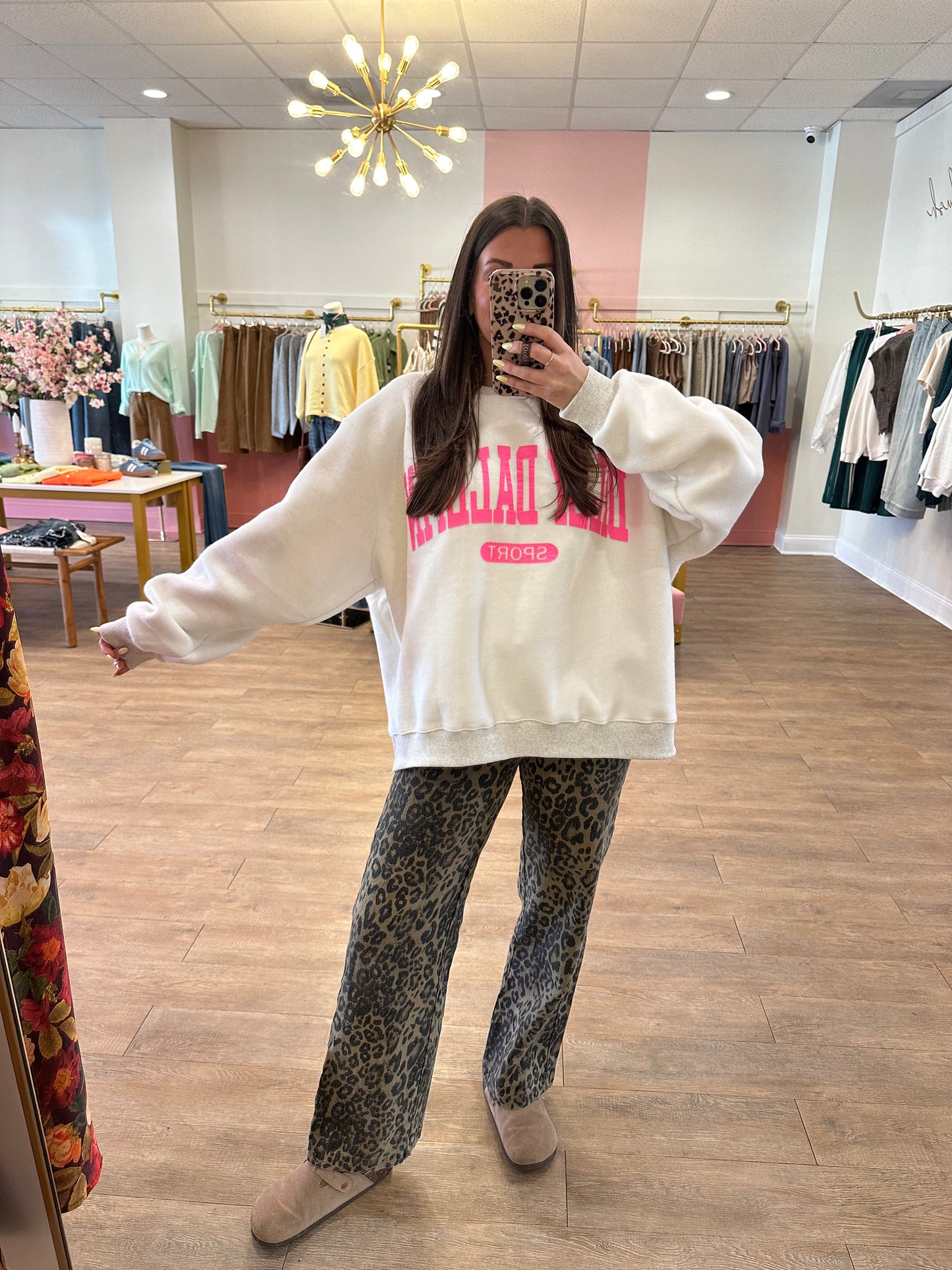 Dilly Dallyin Sport Reversible Sweatshirt