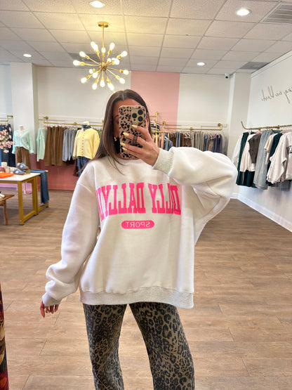 Dilly Dallyin Sport Reversible Sweatshirt