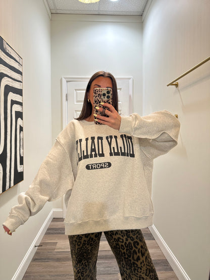 Dilly Dallyin Sport Reversible Sweatshirt
