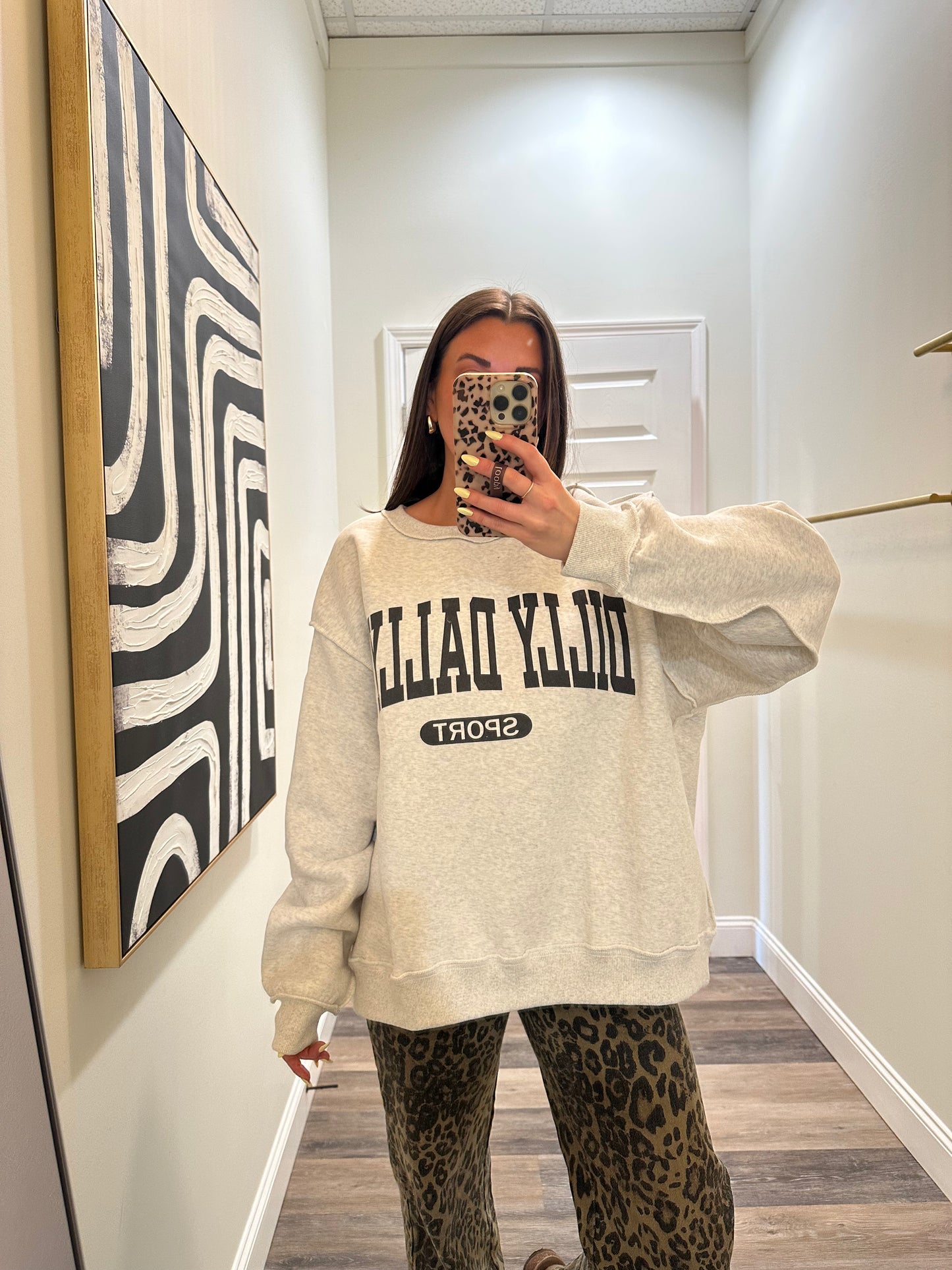 Dilly Dallyin Sport Reversible Sweatshirt