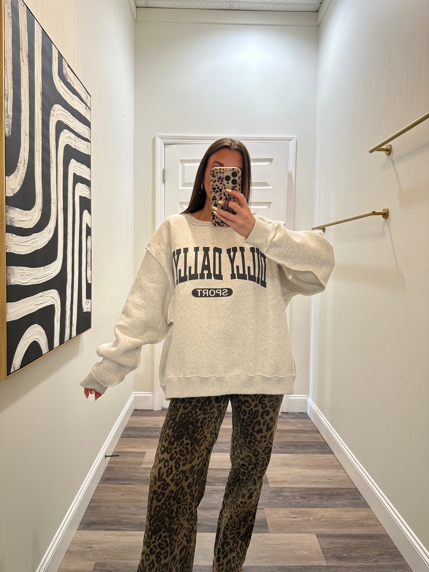 Dilly Dallyin Sport Reversible Sweatshirt