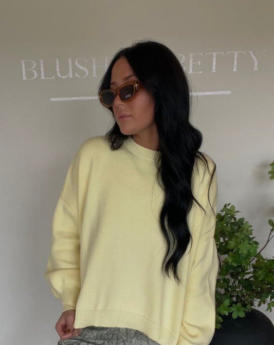 Yellow Pacific Drift Sweater