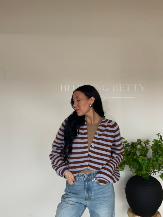 Bold Stripe Cardigan