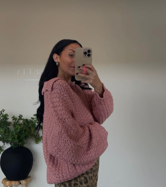 Pretty in Pink Sweater