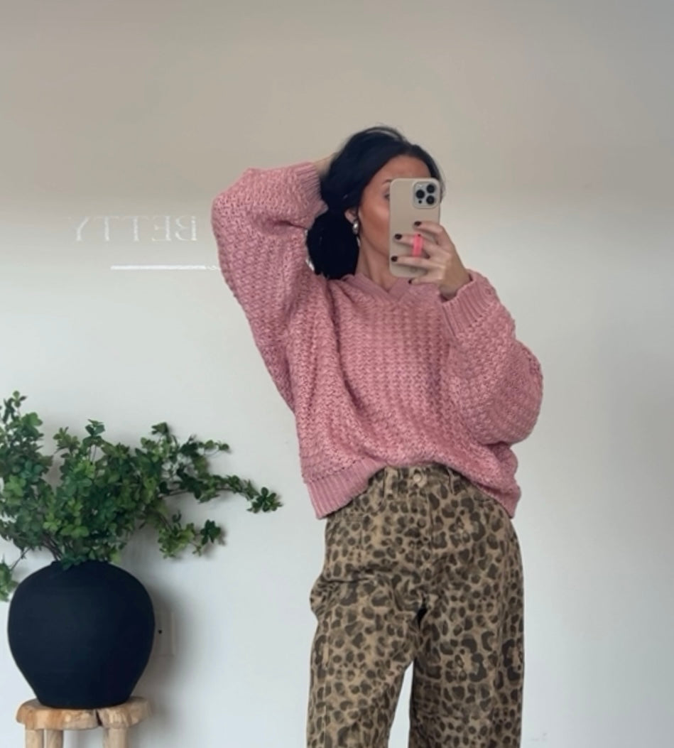 Pretty in Pink Sweater