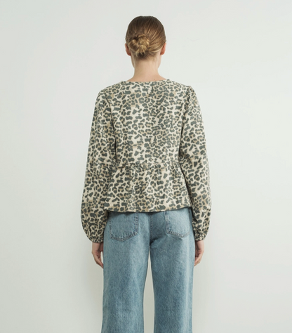 Lovely In Leopard Blouse