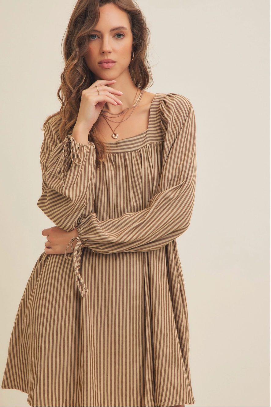 *Preorder* Skylar Striped Mini Dress