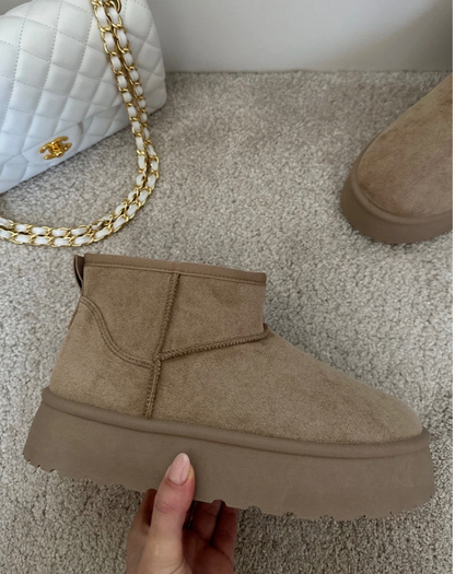 Boots With The Fur Platform Ultra Mini