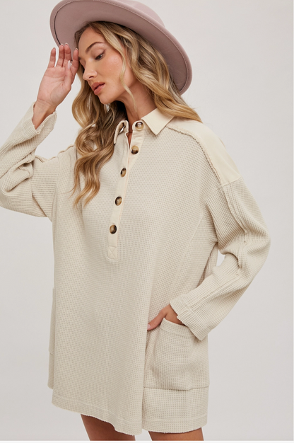 Estelle Thermal Henley Tunic