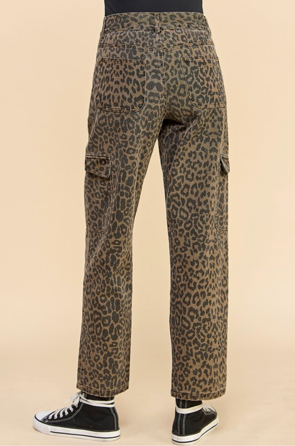 Cheetah Cargo Denim