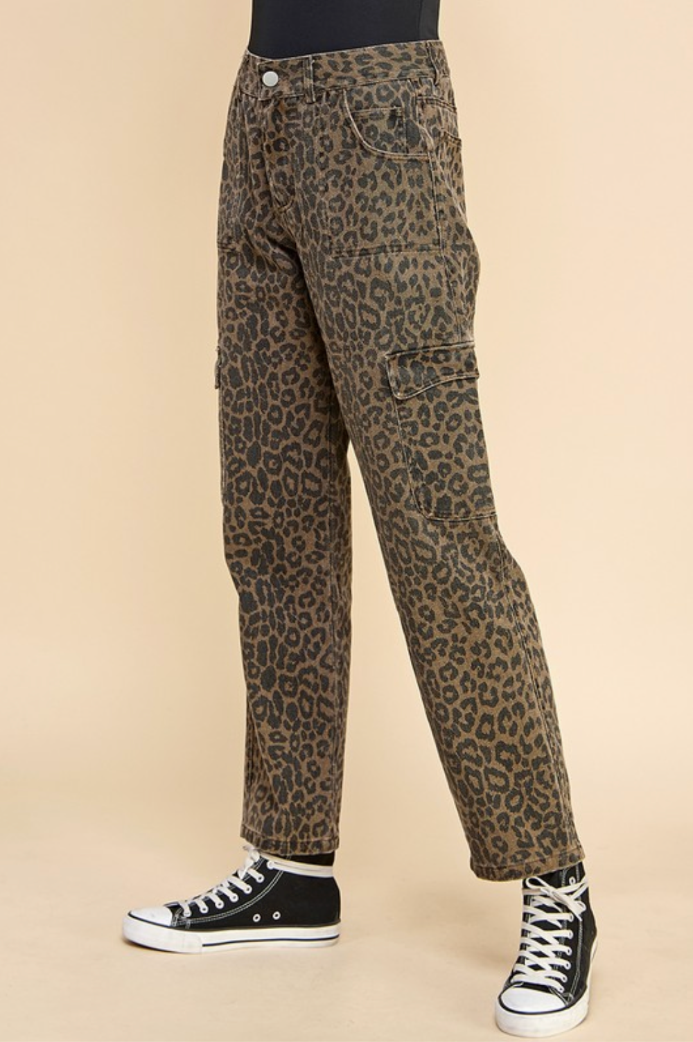 Cheetah Cargo Denim