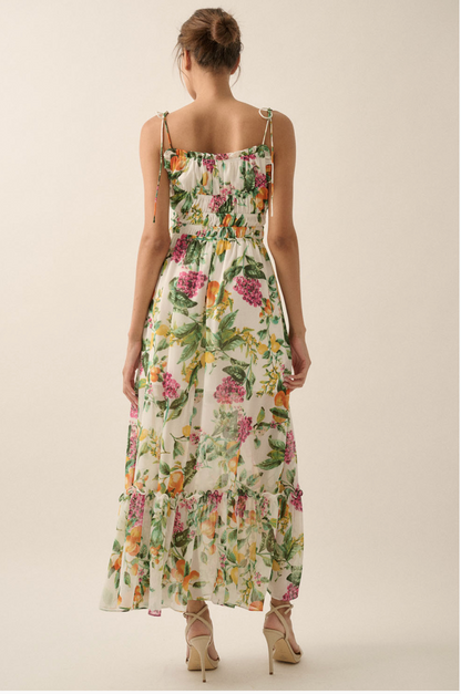 Lemons & Florals Maxi