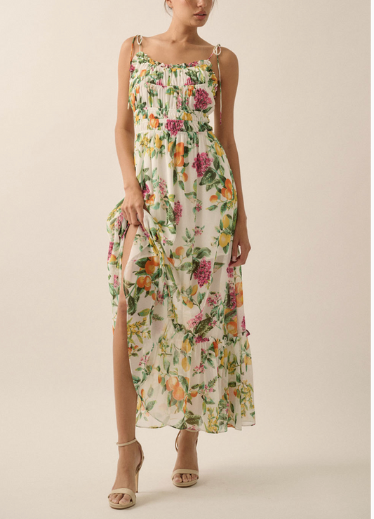 Lemons & Florals Maxi