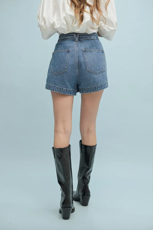 Belted Wrap Skort