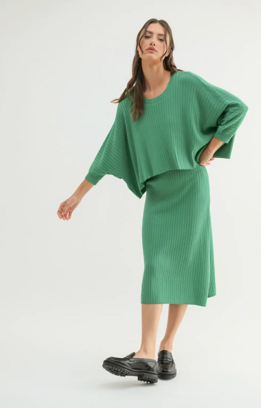 Cozy Hue Ribbed Set