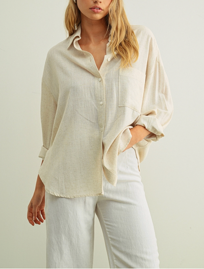 Vacay Button Down
