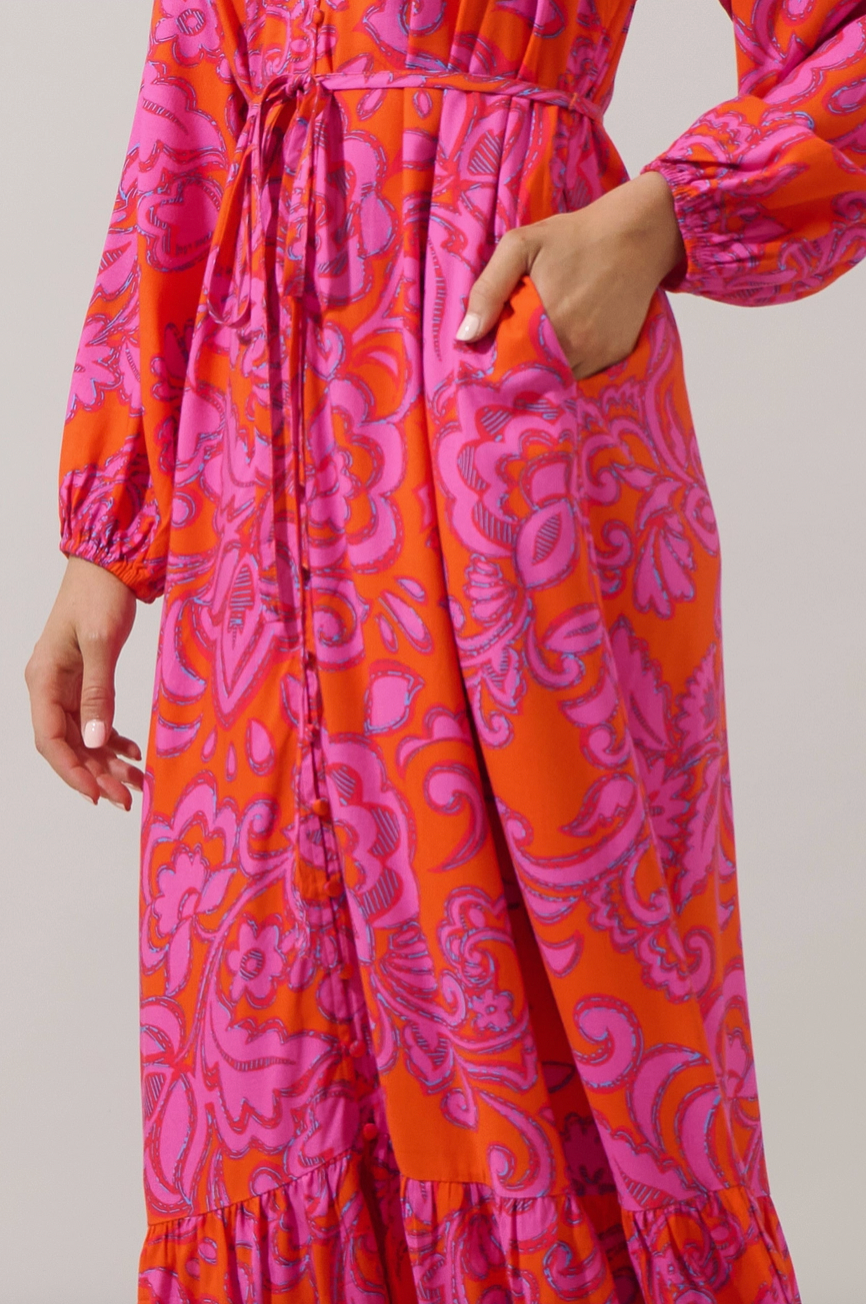 Golden Garden Maxi Dress