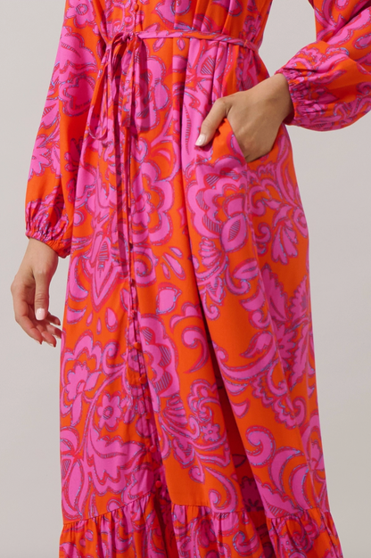 Golden Garden Maxi Dress